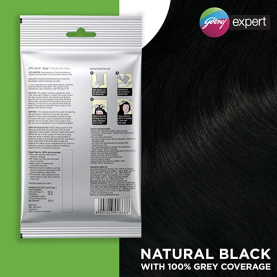 Godrej Expert Hair Colour Sachet - Natural Black, 20ml